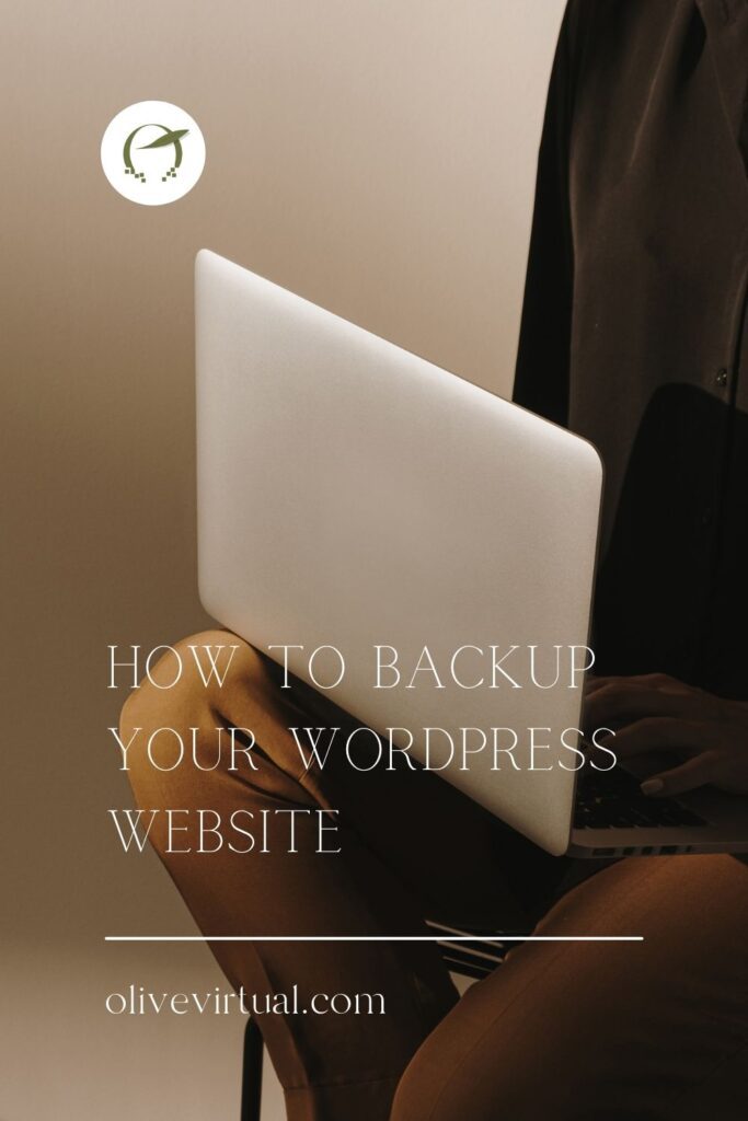 How to make a backup in my WordPress website